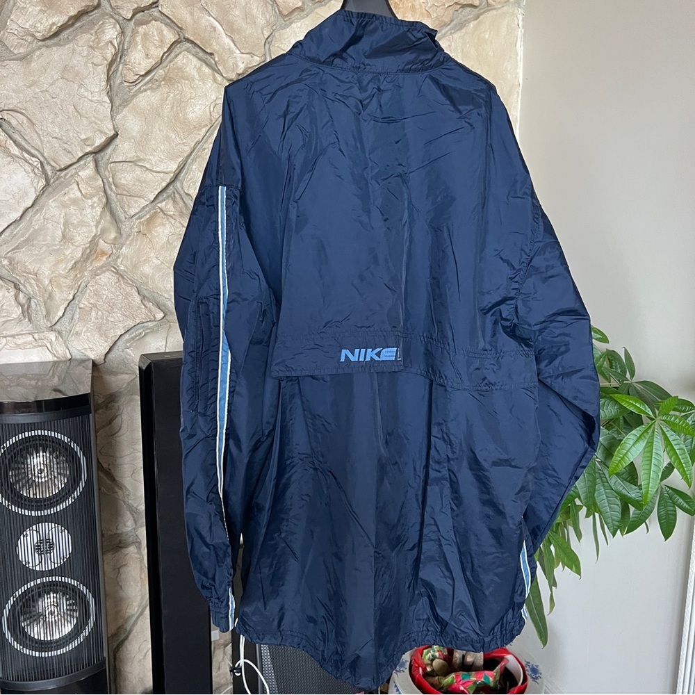 Vintage Y2K Nike Navy Blue Windbreaker Size XXL - Picture 4 of 7